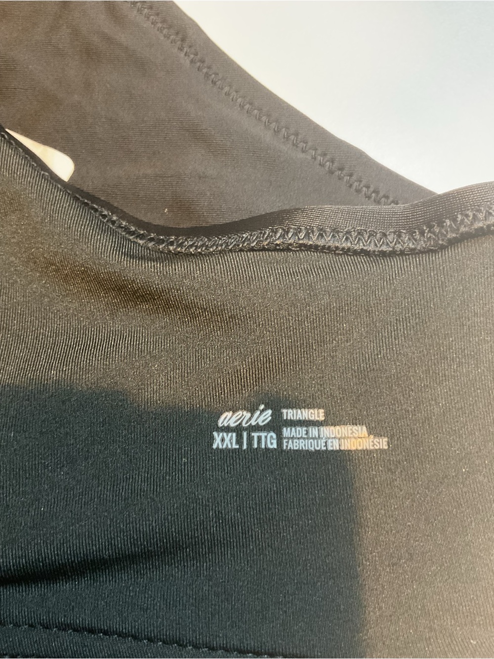NWOT Aerie Triangle Bikini Top XXL - Picture 3 of 5